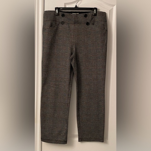 MAX STUDIO plaid pants - Picture 1 of 4